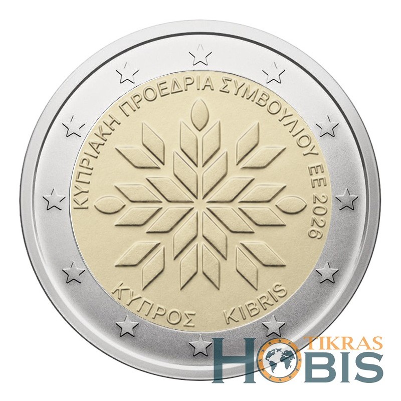 Cyprus 2 euro, 2026 Council of the European Union UC105