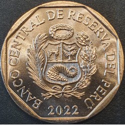 Peru 1 sol, 2022 Manuel Lorenzo de Vidaurre UC119