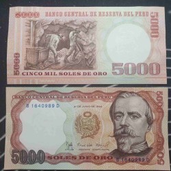 Peru 5000 Soles 1985 P-117c