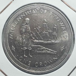 Isle of Man 1 crown, 1979...