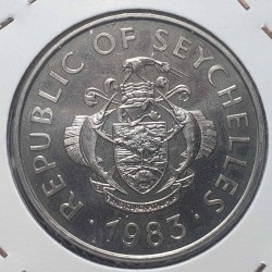Seychelles 25 rupees, 1983 FAO KM53