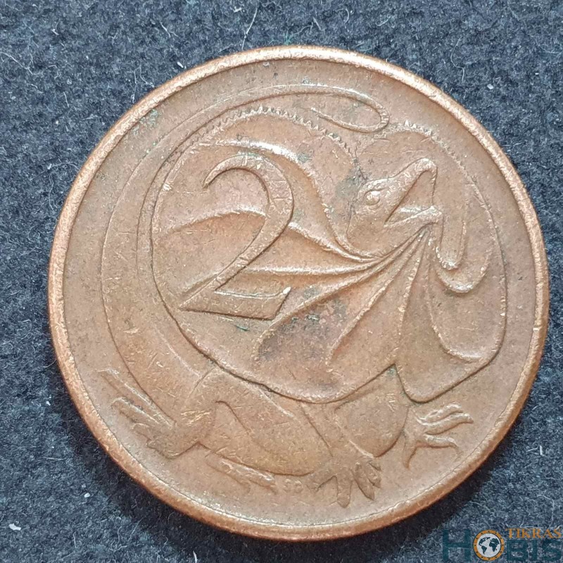 Australija 2 centai, 1966 - 1984 KM63