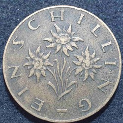 Austria 1 schilling, 1959-2001 KM2886