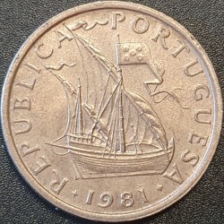 Portugalija 5 eskudai, 1963-1986 KM591