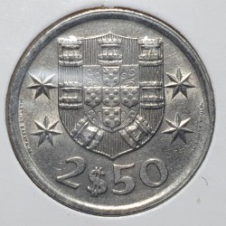 Portugal 2.5 escudos, 1963-1985 KM590