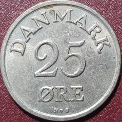 Denmark 25 öre, 1948 - 1960...