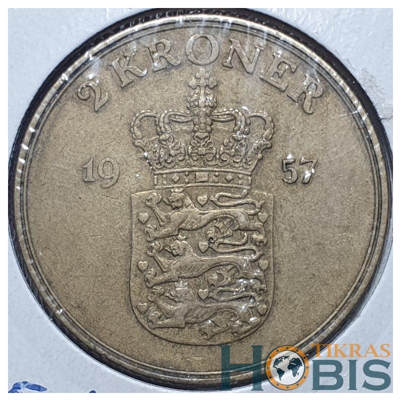 Danija 2 kronos, 1957