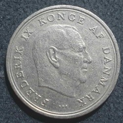 Denmark 1 krone, 1960 - 1972 KM851