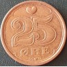 Denmark 25 öre, 1990-2008 KM868