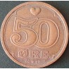 Denmark 50 öre, 1989-2022 KM866