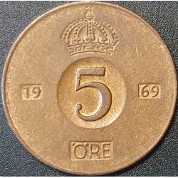 Švedija 5 erės, 1952-1971...