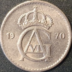 Sweden 25 öre, 1962-1973 KM836