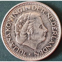 Netherlands 1 gulden, 1967-1980 KM184a