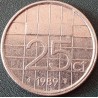 Nyderlandai 25 centai, 1982-2001 KM204