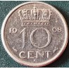 Netherlands 10 cents, 1950-1980 KM182