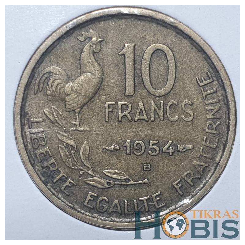France 10 francs, 1951-1957 KM915