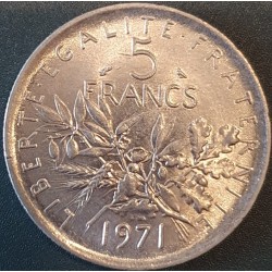 France 5 francs, 1970-2001...