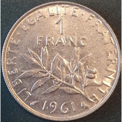 France 1 franc, 1960-2001...