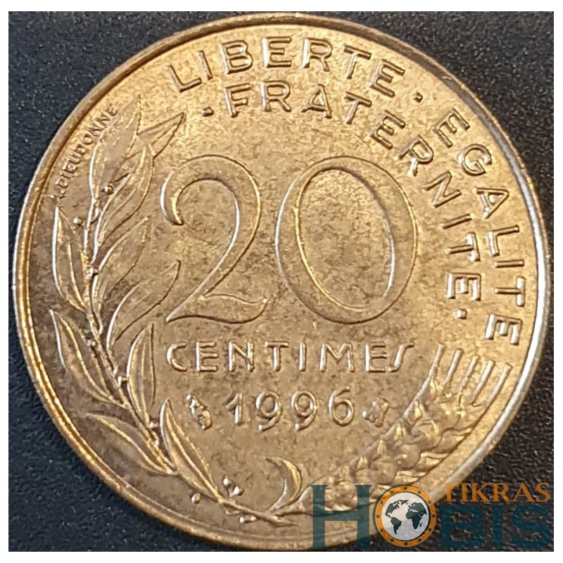 France 20 centimes, 1962-2001 KM930