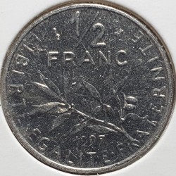 France 1/2 franc, 1965-2001...