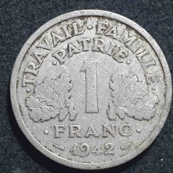 France 1 franc, 1942 - 1944...