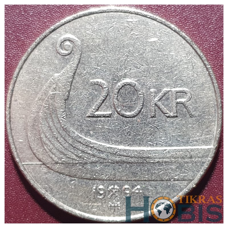 Norway 20 kroner, 1994 KM453