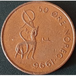 Norway 50 öre, 1996 - 2011 KM460