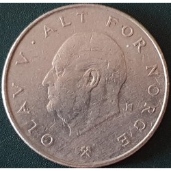 Norvegija 1 krona, 1974-1991 KM419