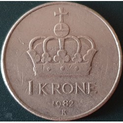 Norvegija 1 krona,...
