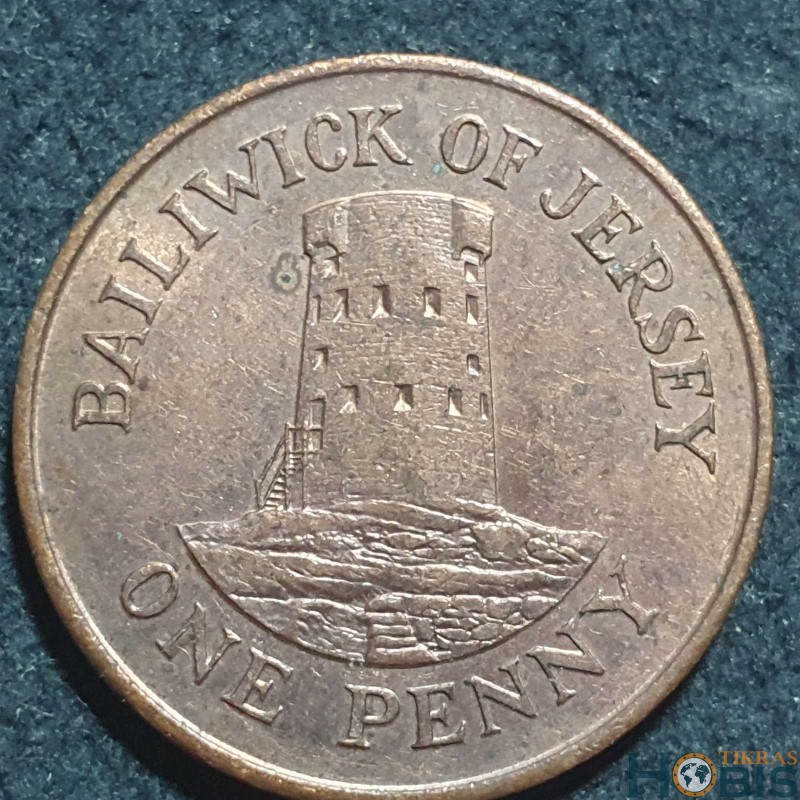 Jersey 1 penny, 1983 - 1992 KM54