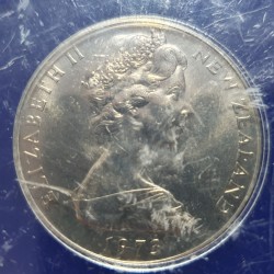 New Zealand 1 dollar, 1967
