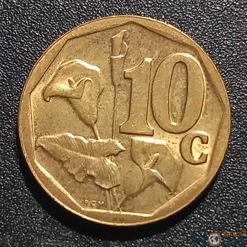 South Africa 10 cents, 2004 KM326