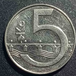 Čekija 5 kronos, 1995 KM8