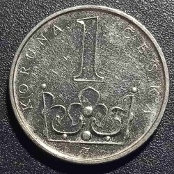 Čekija 1 krona, 1993 - 2026...