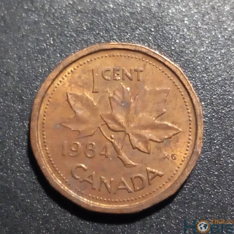 Kanada 1 centas, 1982 - 1989 KM132