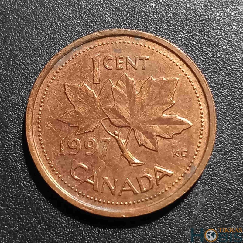 Canada 1 cent, 1997 - 2003 KM289