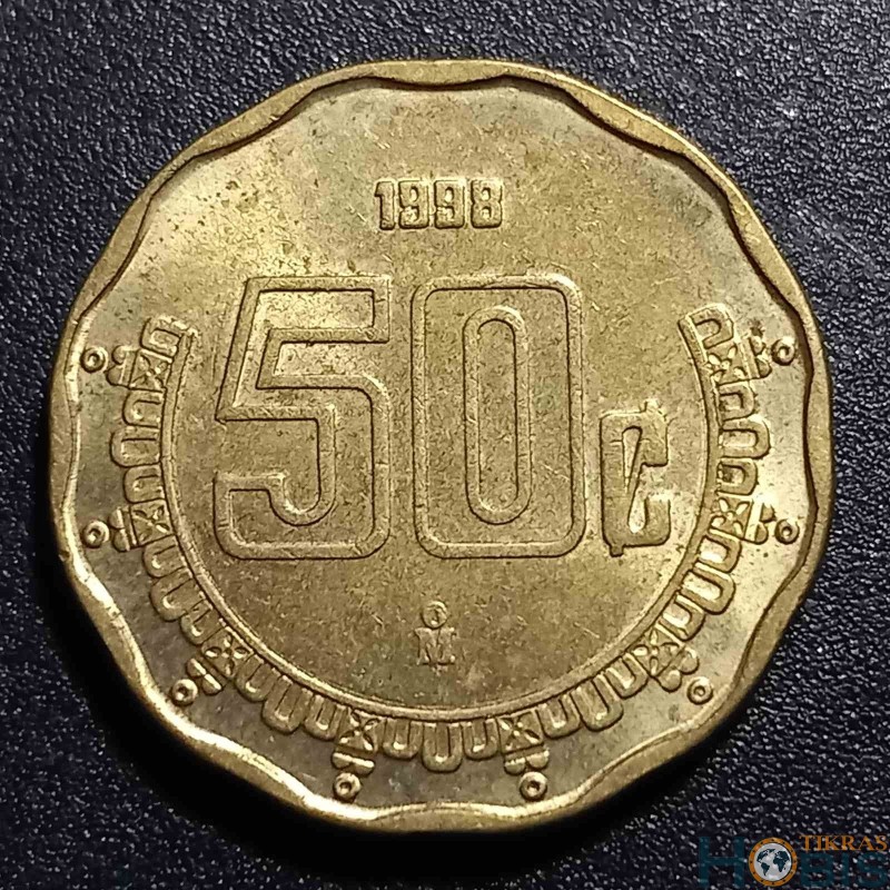 Meksika 50 sentavų, 1998 KM549