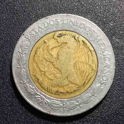 Mexico 1 new peso, 1992 - 1995 KM550