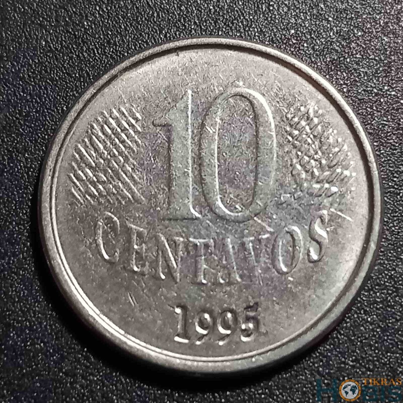 Brazilija 10 sentavų, 1994 - 1997 KM633