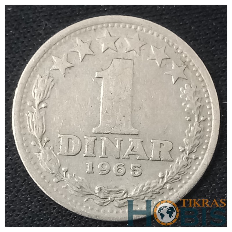 Yugoslavia 1 dinar, 1965 KM48