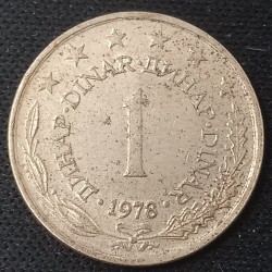 Jugoslavija 1 dinaras, 1973...