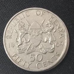 Kenija 50 centų, 1969 -...