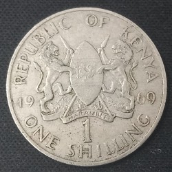 Kenya 1 shilling, 1969 -...