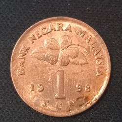 Malaysia 1 sen, 1989 - 2007...