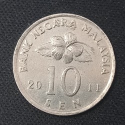 Malaysia 10 sen, 1989 -...
