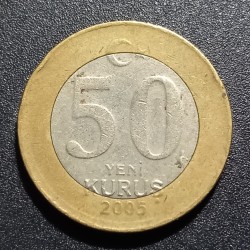 Turkey 50 kurus, 2005 -...