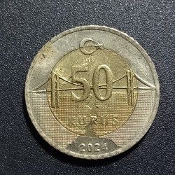 Turkey 50 kurus, 2024 UC2