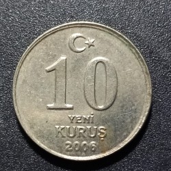 Turkija 10 naujųjų kurušų,...