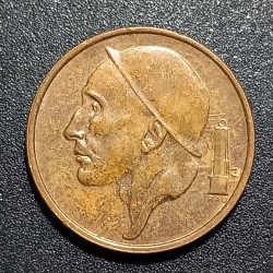 Belgium 50 centimes, 1958-2001 'BELGIQUE' KM148