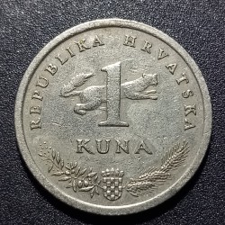 Croatia 1 kuna, 1999 5th...
